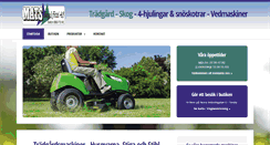 Desktop Screenshot of matsskogochfritid.se